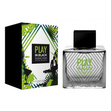 Antonio Banderas Play in Black Masc EAU de Toilette - 100 ml