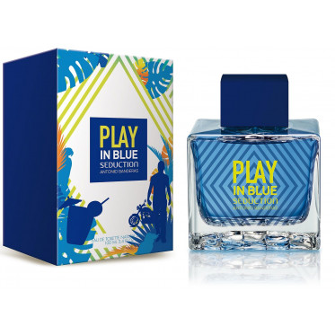 Antonio Banderas Play in Blue Seduction Masc EAU de Toilette - 100ml